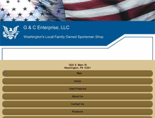 Tablet Screenshot of gandcenterprisesporting.com